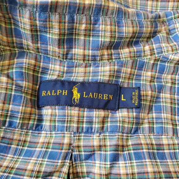 2 Ralph Lauren long sleeve button down shirts. Large - Picture 11 of 13